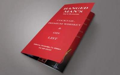 New Cocktail, Gin & Premium Whiskey Menu